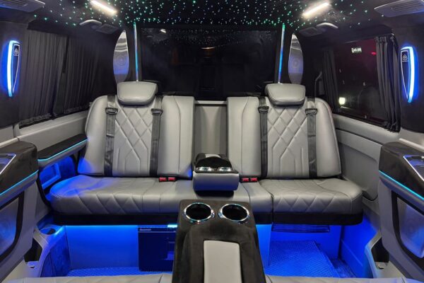 Premium Mercedes Vito interior for VIP transfers